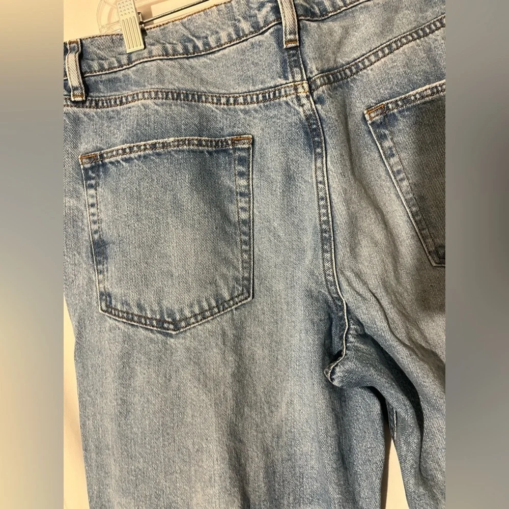 TOPMAN Ripped Men’s Blue Jeans w34/L32 #79